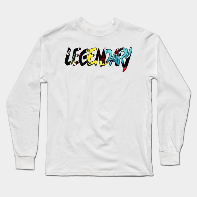 Legendary Graffiti Long Sleeve T-Shirt by legenarytshirts